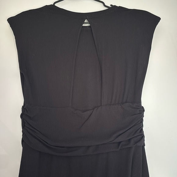 AFRM Black Mini Dress- Sleeveless with a Cut Out Back - Picture 3 of 5